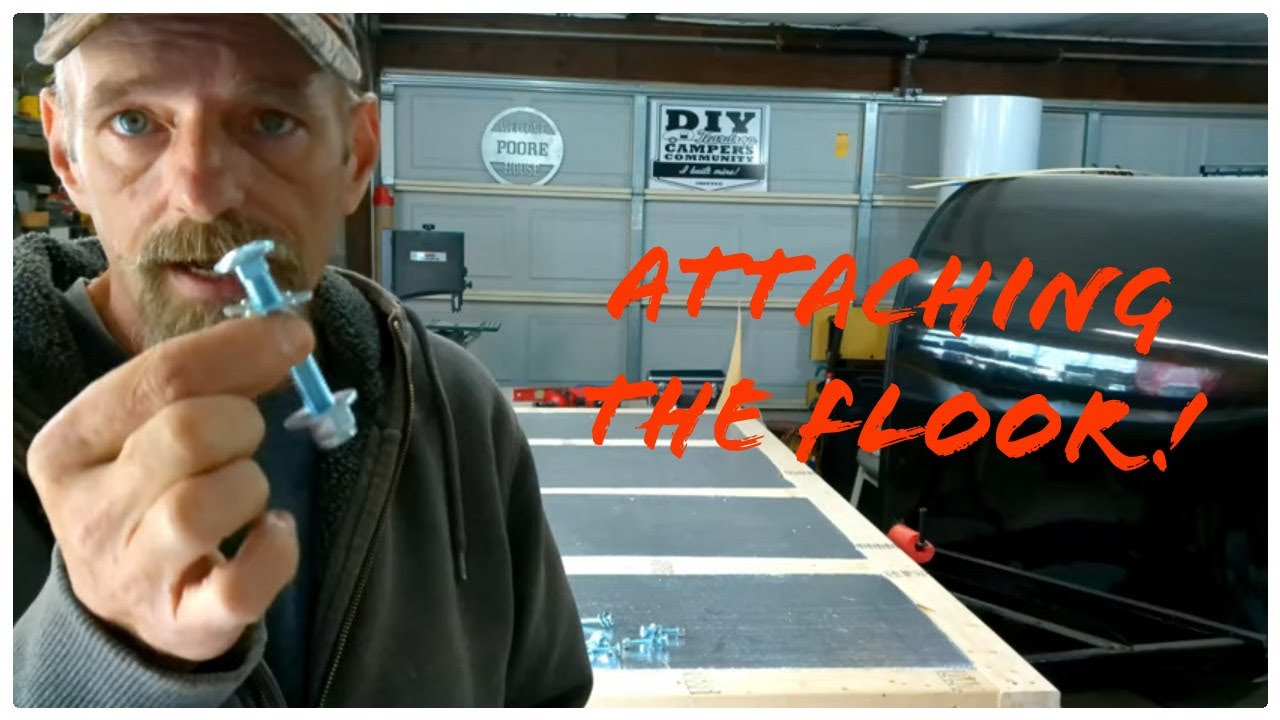How to Build A Teardrop Camper. Part 2. Installing The Floor & Cutting The Walls (Vendor Build)