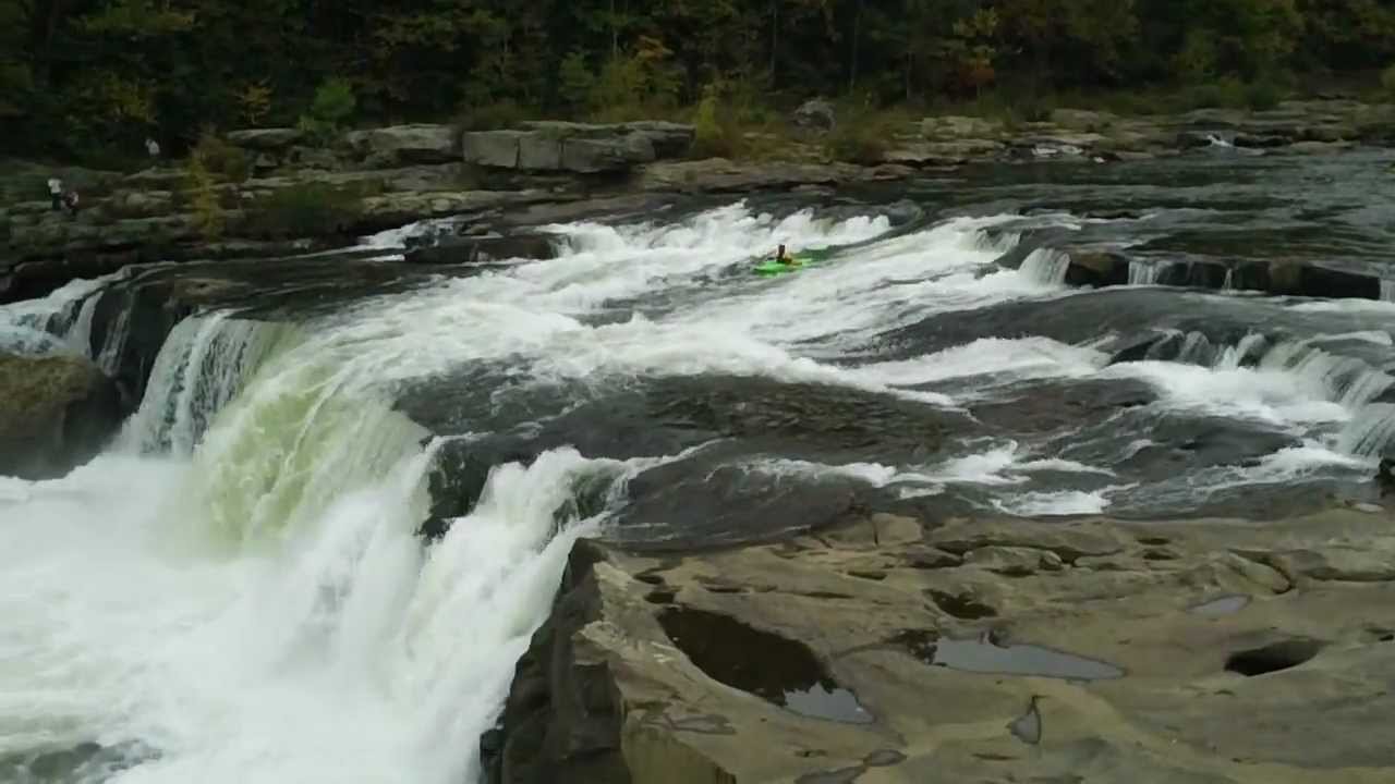 Ohiopyle Falls Kayakers