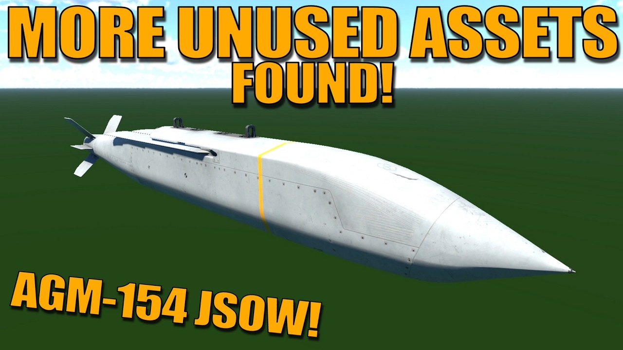 Ещё больше неиспользованных ресурсов в файлах! AGM-154 JSOW? Новые варианты вооружения для МиГ-29...