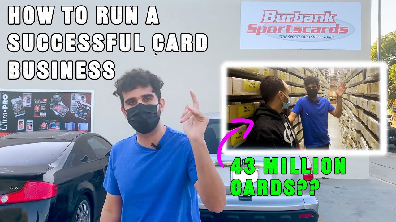 How to Run a Successful Sports Card Business | Burbank Sports Card Vlog