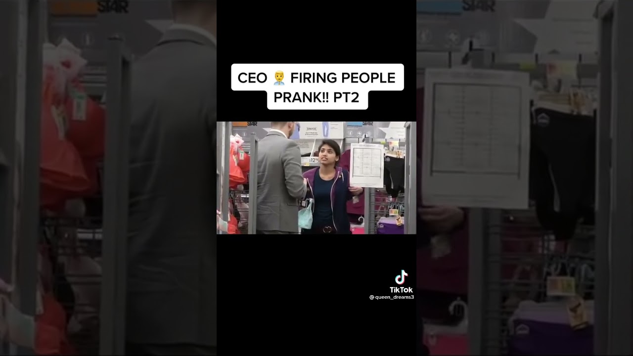 CEO fire employee at Walmart prank😭😭 #viral #walmart #prank #sad #games
