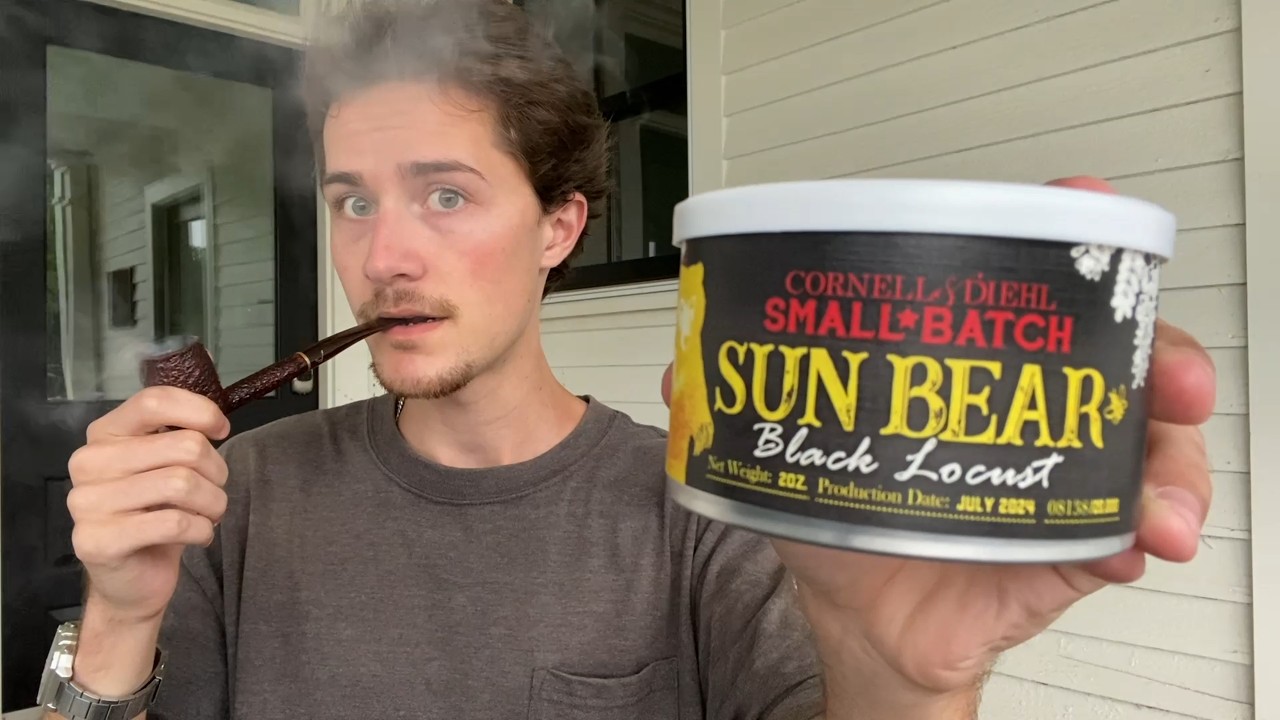 Smoking BLACK LOCUST HONEY Pipe Tobacco..