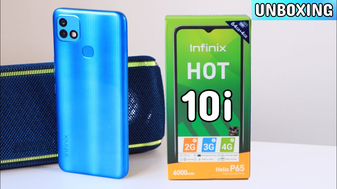 🔥 Infinix Hot 10i con Helio P65 🔥Unboxing en Español & Primeras impresiones ✔️COLOR HEART OF OCEAN✔️