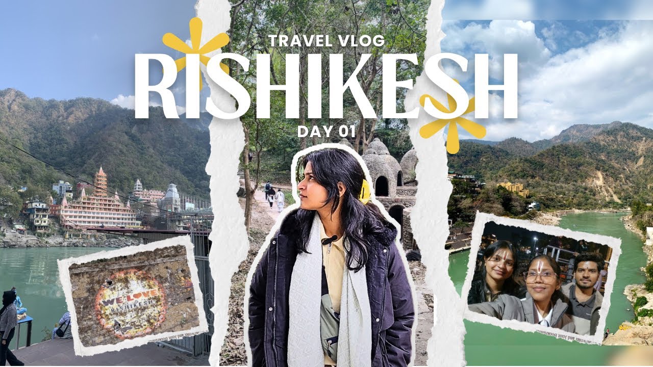RISHIKESH VLOG ❤️ | Day 1 – Ashram, Unexpected Ganga Aarti & Cute Café Night ✨🌊 | Sejal Nirmal 🌺