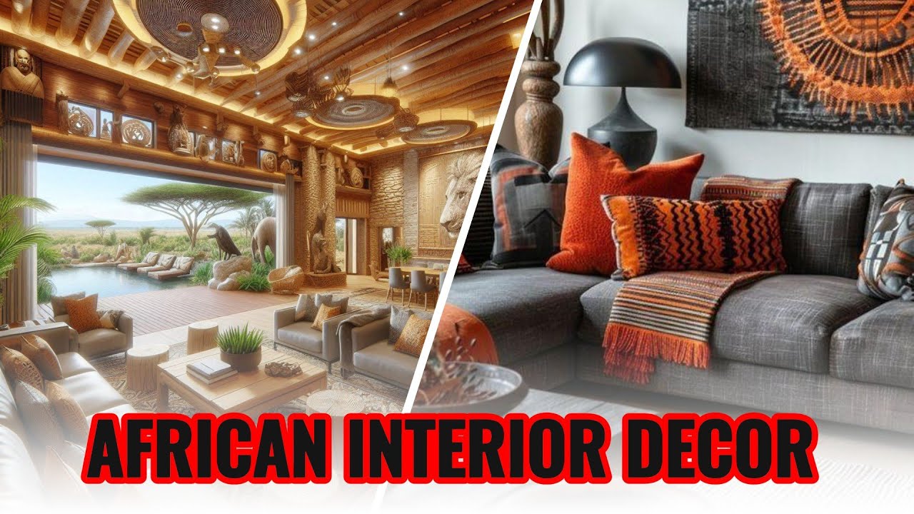 Palatial African Living Room Interiors
