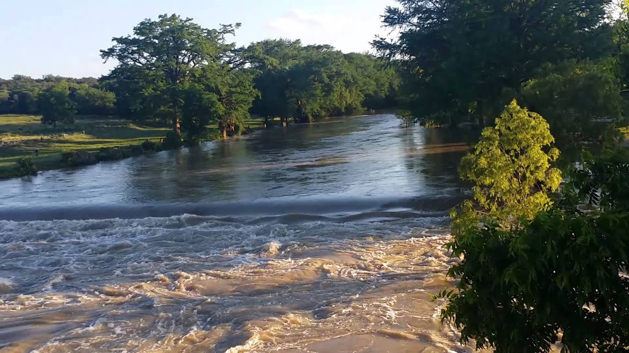Medina River Flooding in Bandera, Texas