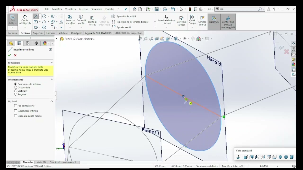 SolidWorks: DXF/DWG Disegnare i coni di una marmitta