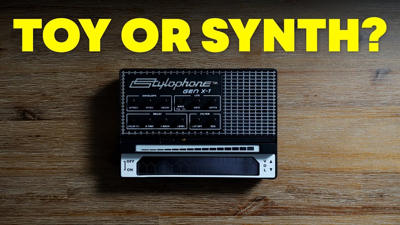 Stylophone GEN-X1 portable analog synth demo and review