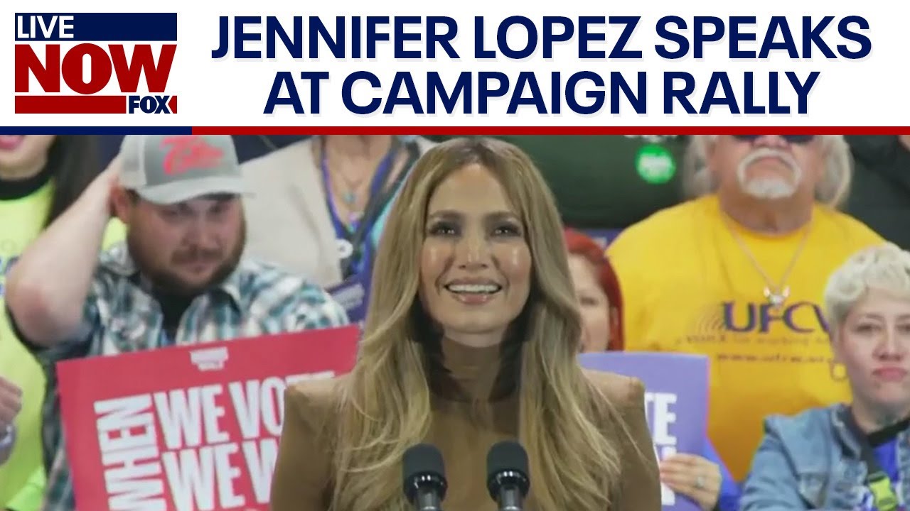 FULL SPEECH: Jennifer Lopez speaks at campaign rally  | LiveNOW from FOX