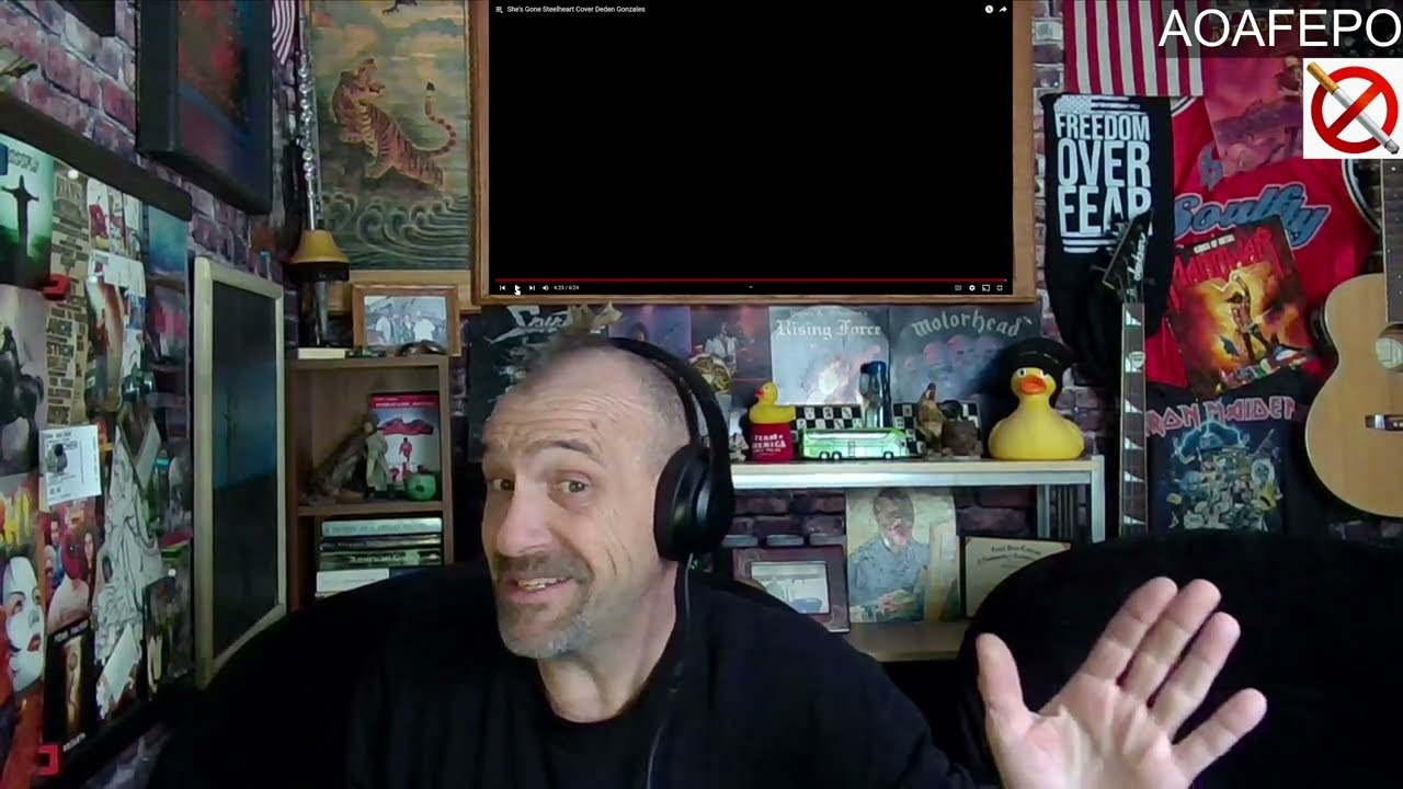 She's Gone Steelheart Cover Deden Gonzales - Reaction with Rollen