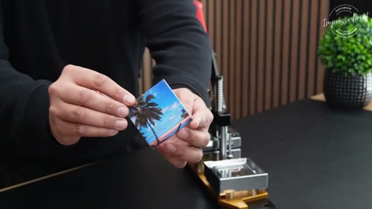 How to Assemble a Fridge Magnet Using the ImpressiPrint Machine Press