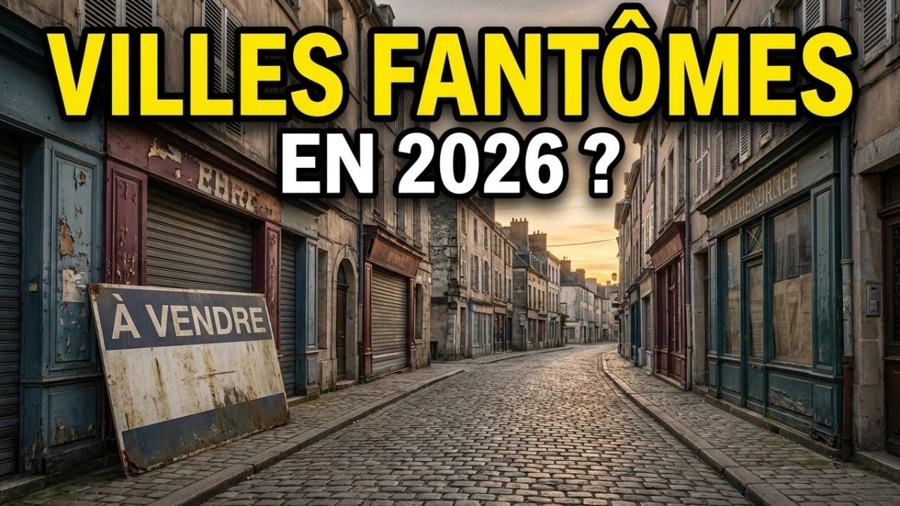 10 Villes Françaises Où TOUT S'Effondre — Population, Loyers, Commerces [2026]