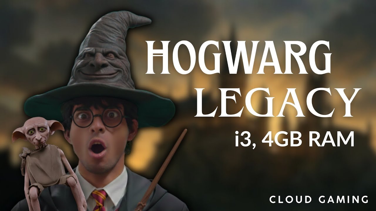 🔴 Hogwarts Legacy on i3, 4gb RAM - Cloud Gaming - #1