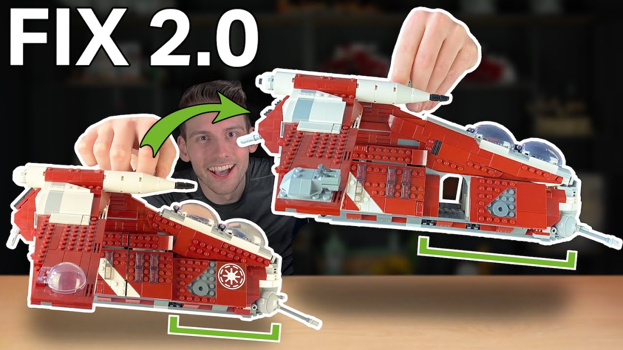 Ich RETTE dein neues Republic GUNSHIP (Erneut?) 😱 Lego 75354 Coruscant Gunship FIX Part 2 (2025)