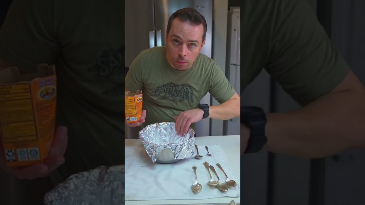 The best hack for cleaning silver | Chef Merrick ￼