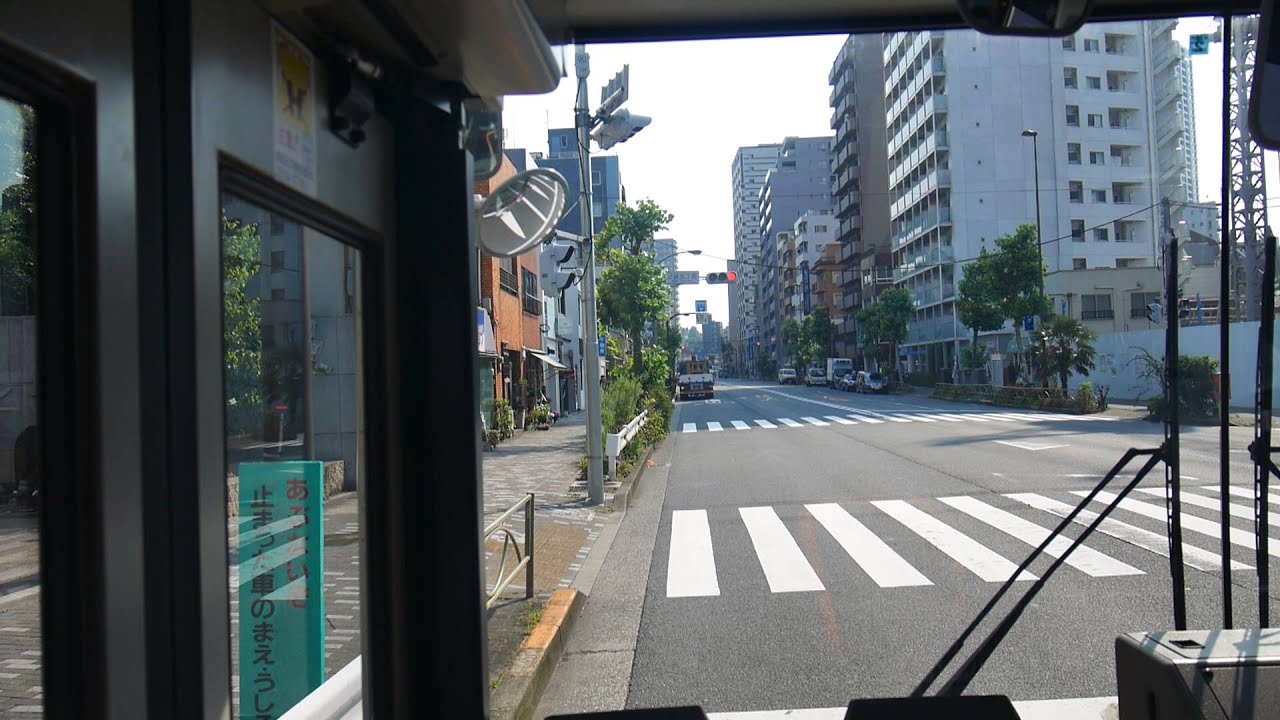 【前面展望】東京駅～目黒駅前～等々力操車場【東急バス98系統_日本縦断中!】