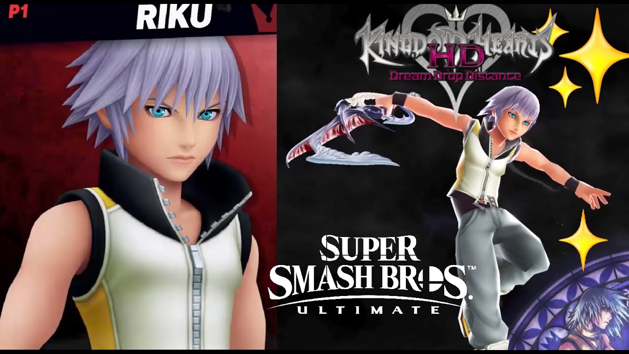 Kingdom Hearts RIKU Joins Ultimate. (Smash Bros Mods)