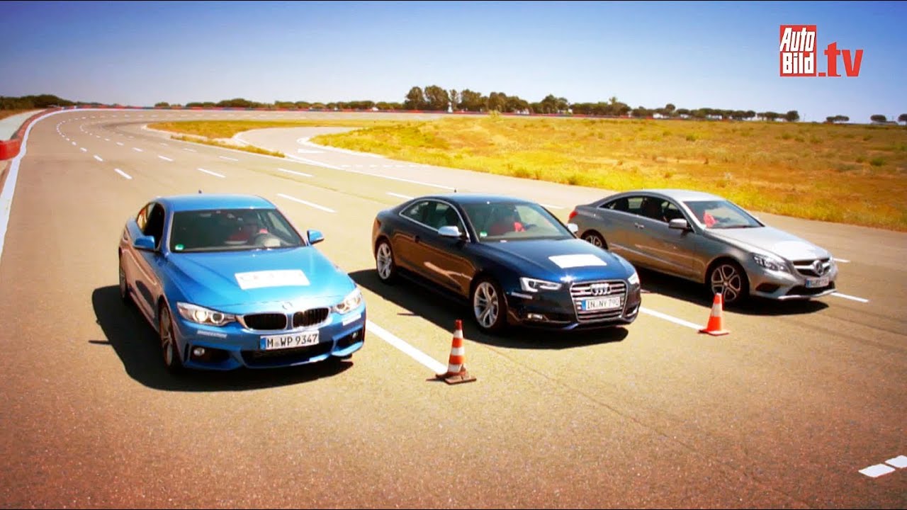 BMW 435i vs. Audi S5 und E Coupé - Kampf der Sport-Coupés