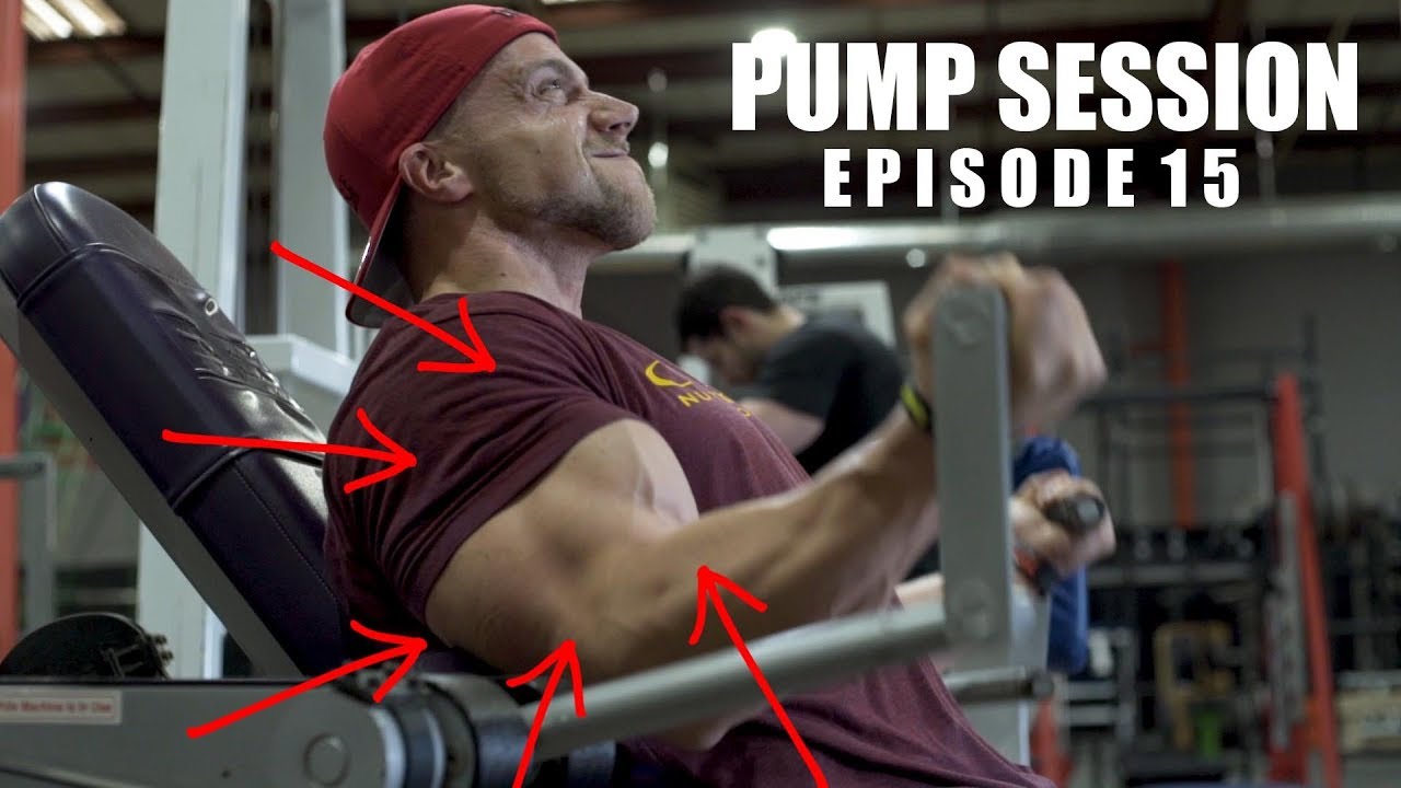 Pump Session Episode 15-Doug Miller Smashes Shoulders And Biceps! ARMS EXPLODE!