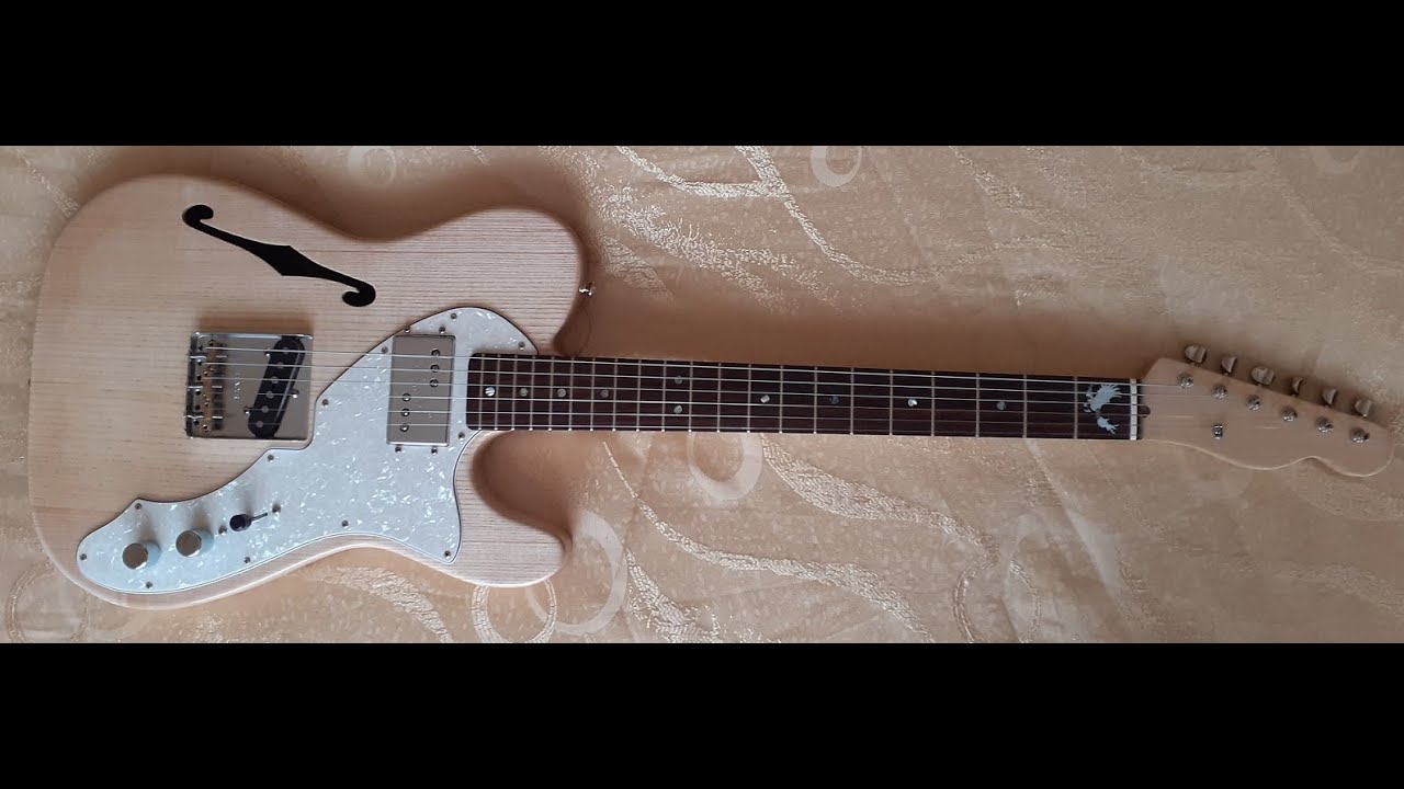 How to make a Telecaster Thinline guitar style