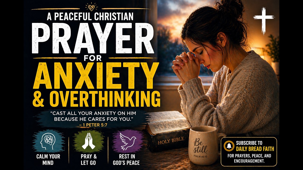 Prayer for Anxiety & Overthinking | Find Peace in God