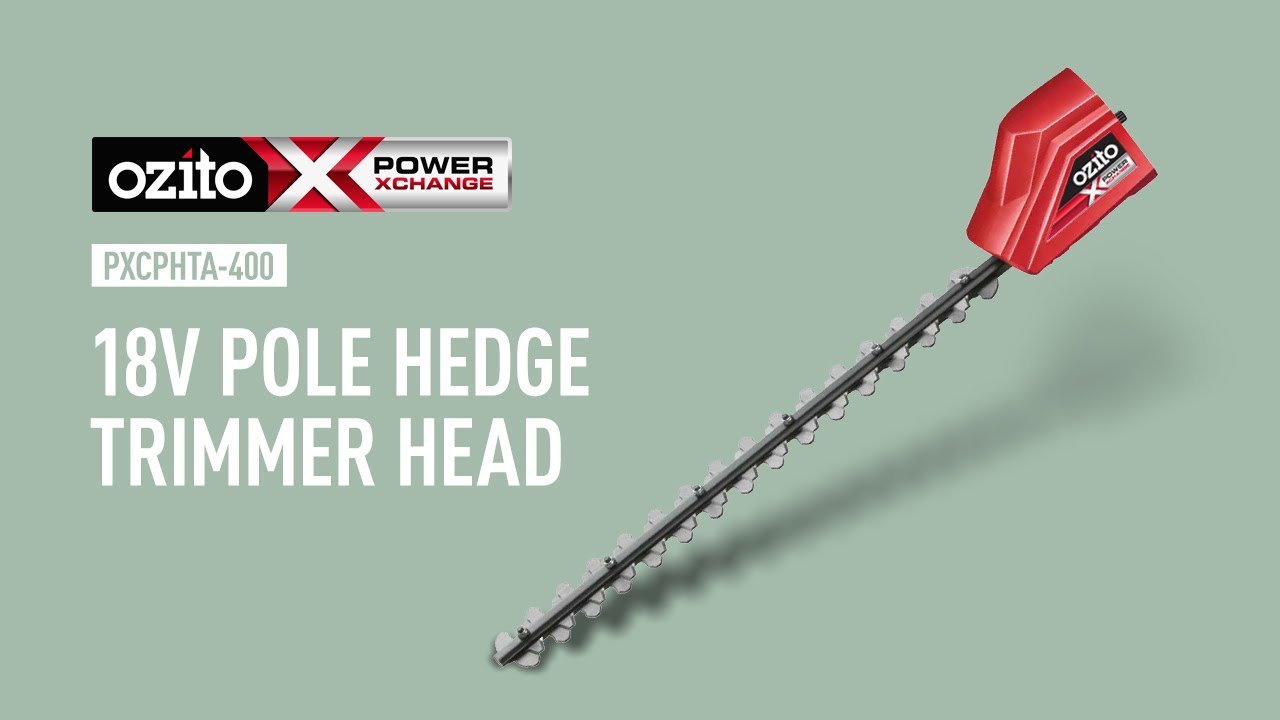 Ozito Power X Change 18V Pole Hedge Trimmer Head