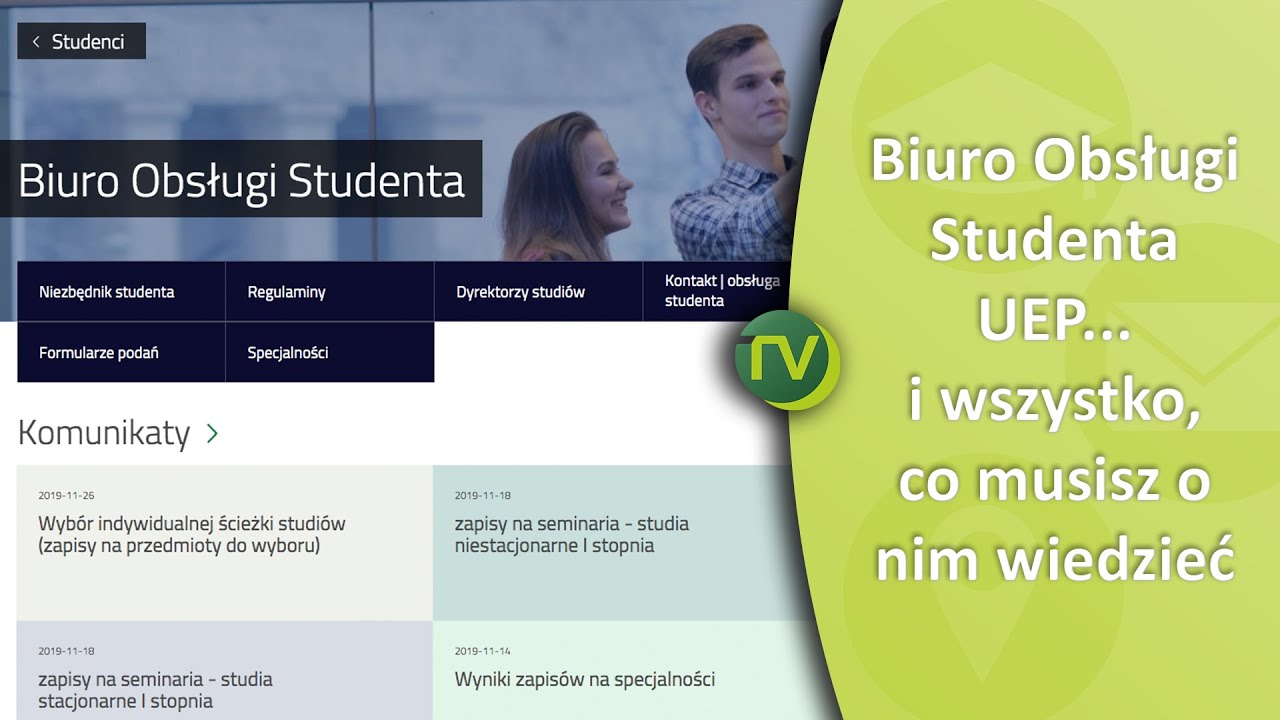 Biuro Obsługi Studenta UEP... i wszystko, co musisz o nim wiedzieć