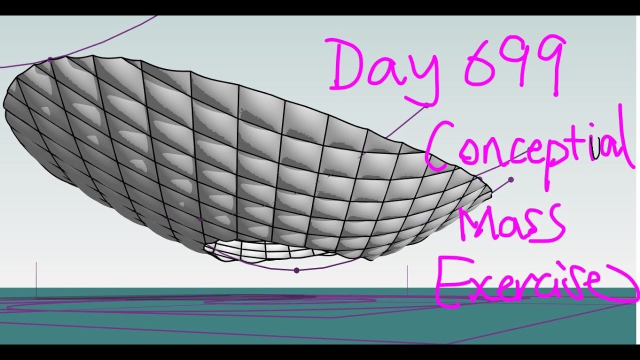 Revit Exercise (Day 699) - Conceptual Mass Exercise