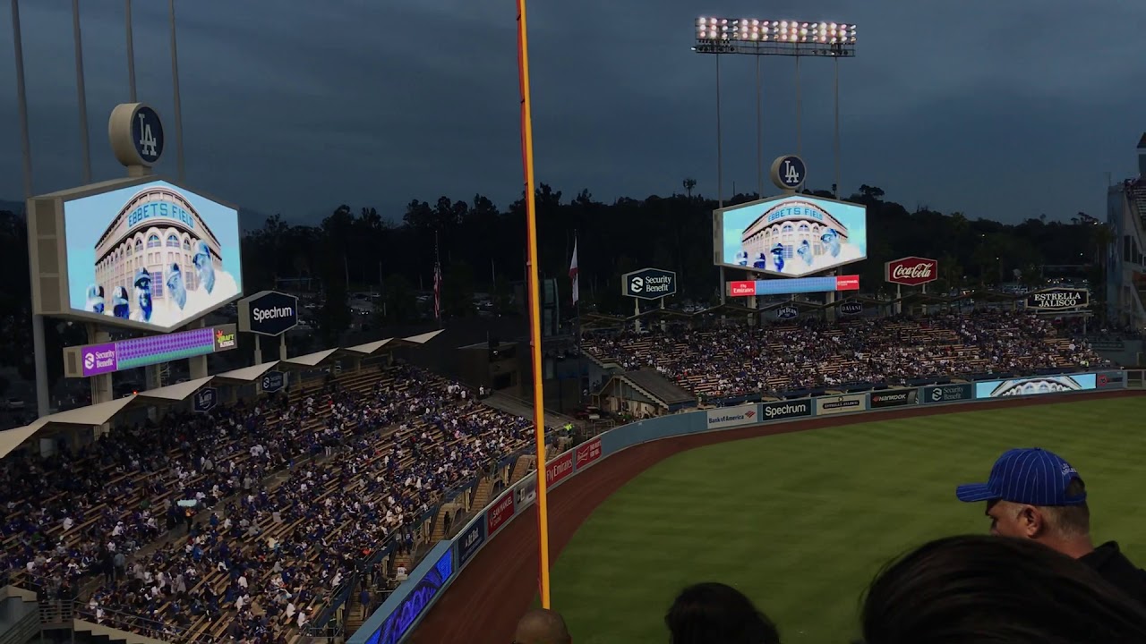2018 Dodgers Opening Night intro video, starting lineups!