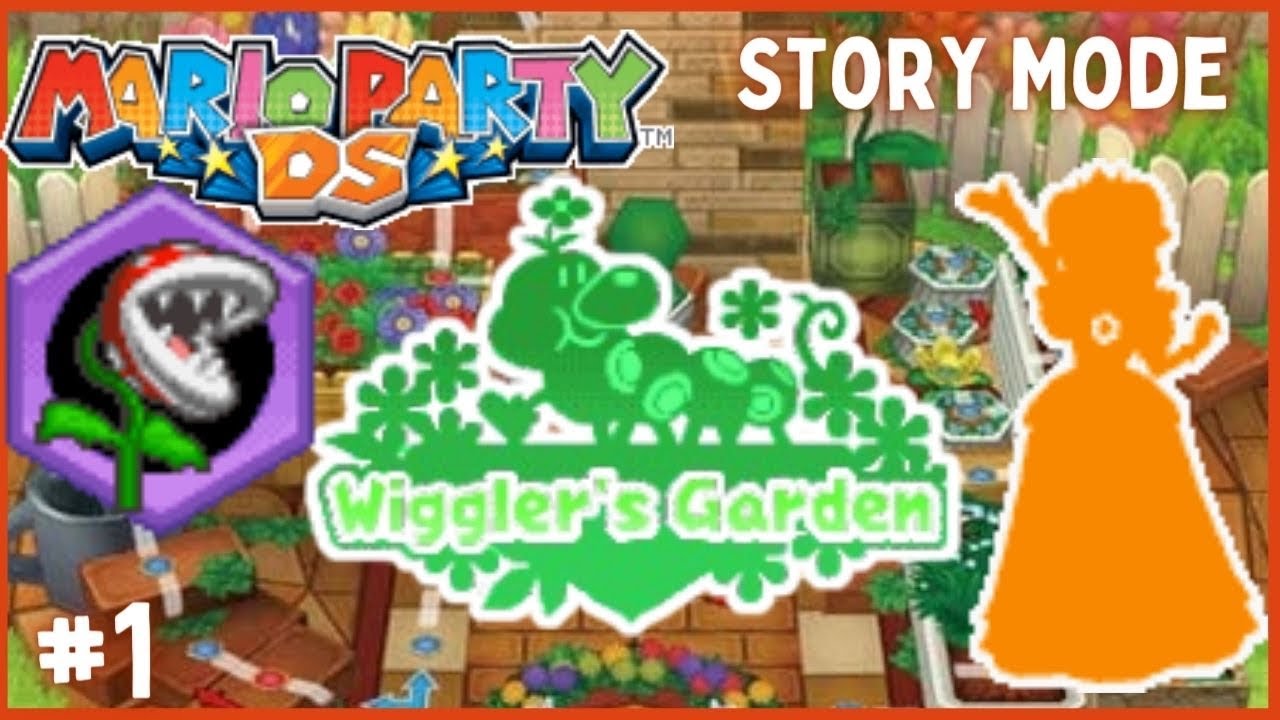 ✿ Mario Party DS - Story Mode | Wiggler's Garden | Daisy Gameplay | ✿