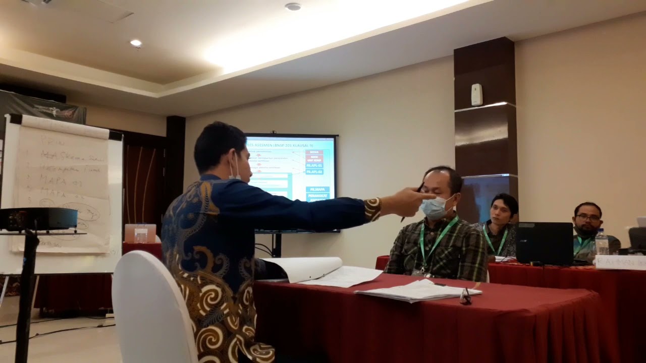 Simulasi proses asesmen untuk calon asesor