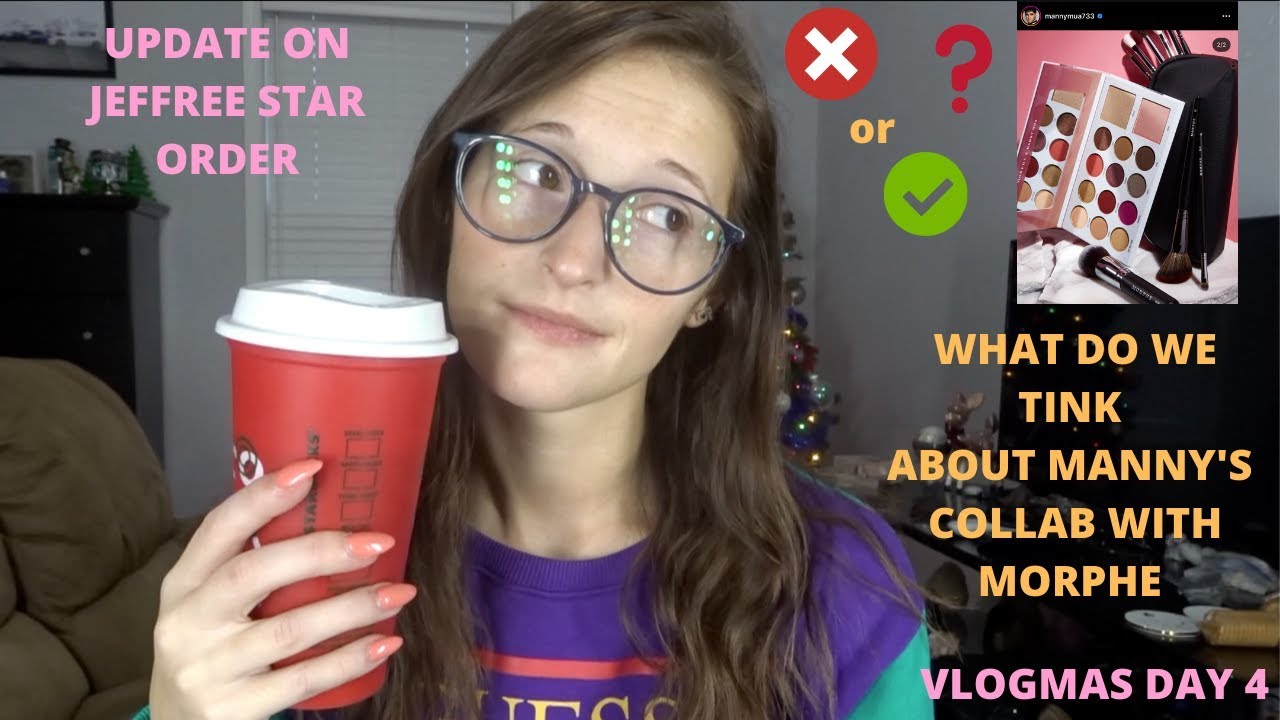 UPDATE ON JEFFREE STAR ORDER & MANNY MUA'S COLLAB WITH MORPHE | VLOGMAS DAY 4