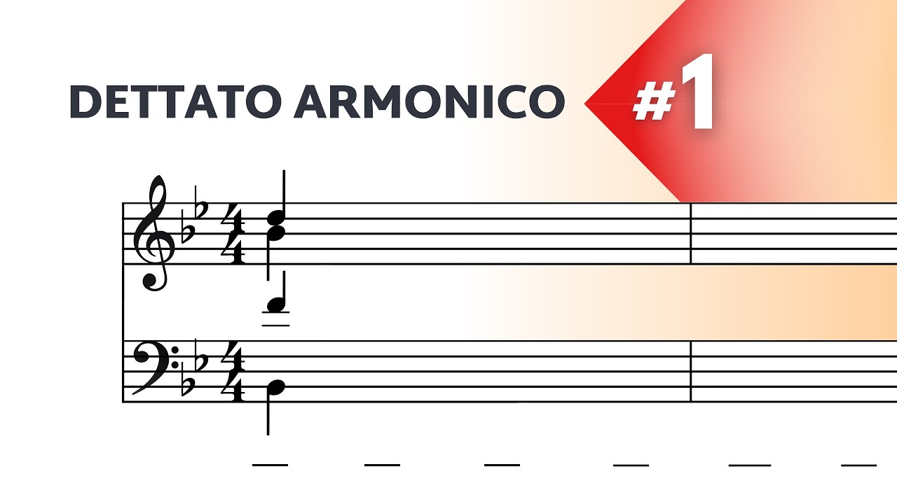 Dettato Armonico a 4 voci - Livello avanzato N°1