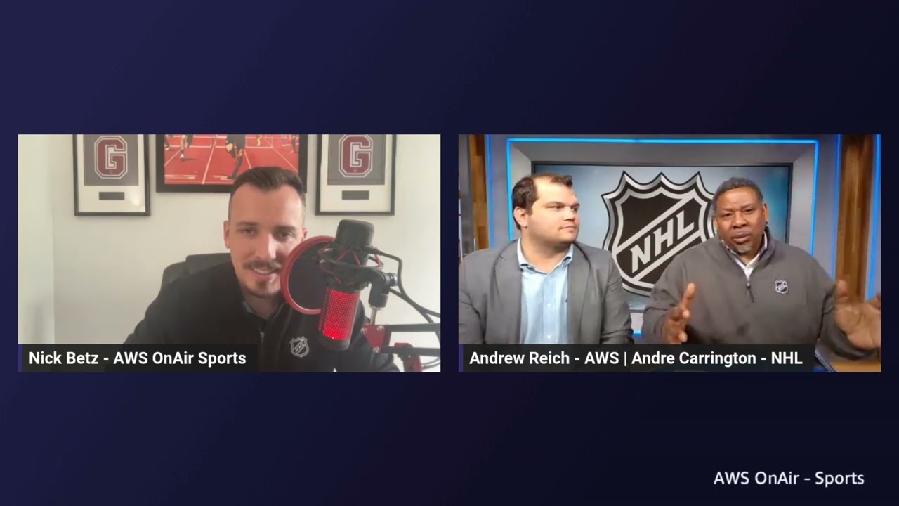 How AWS and the NHL began experimenting with live cloud production | AWS OnAir Sports S02
