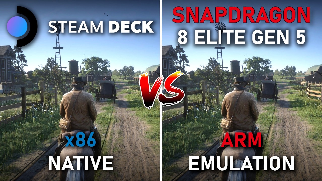 Red Dead Redemption 2 | STEAM DECK против SD 8 ELITE GEN 5 (Winlator Ludashi v2.9)