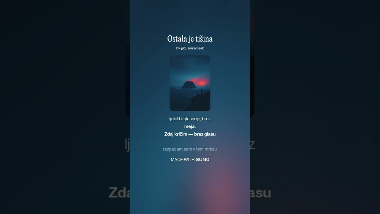 Ostala je tišina