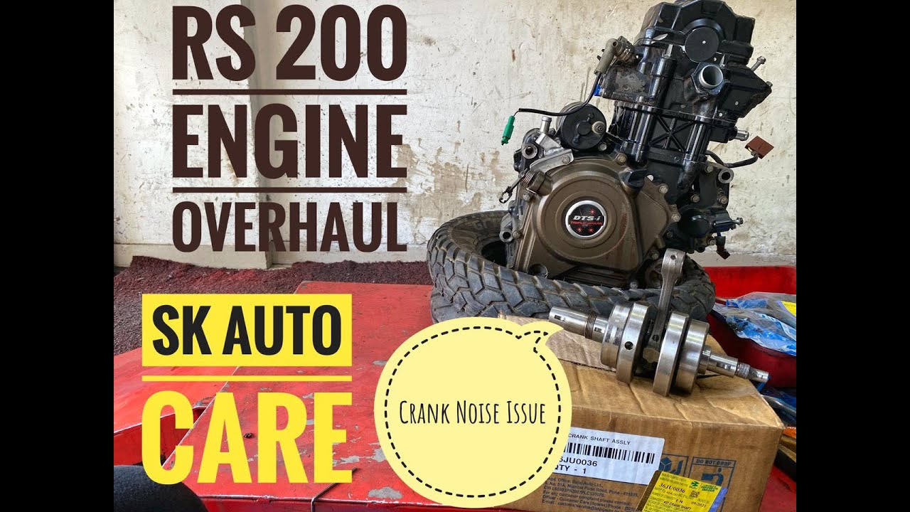 Pulsar RS 200 Engine Overhaul | Engine Repair | RS 200 Crank noise | RS 200 Engine Sound Problem