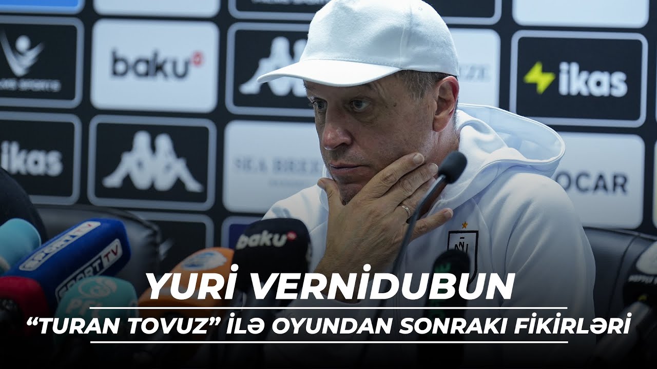 Baş məşqçi Yuri Vernidub “Turan Tovuz” ilə matçı şərh etdi