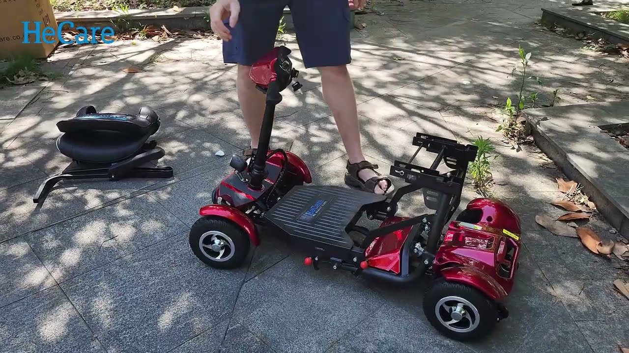 HeCare | SK309 | Unboxing |  Travel Portable Folding Electric Mobility Scooter