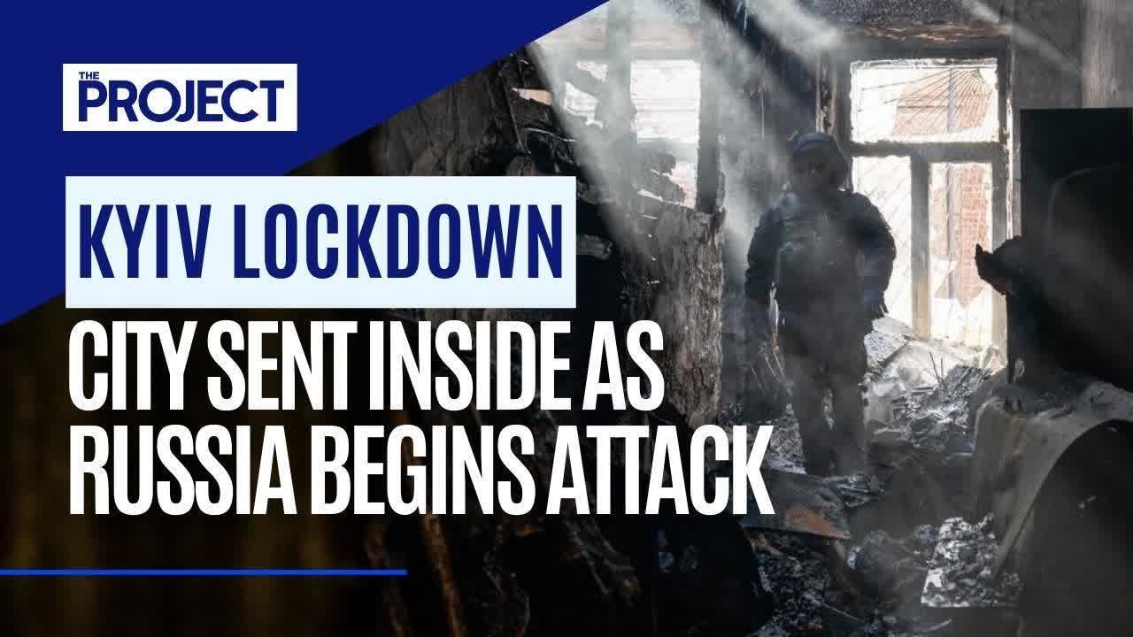 Kyiv Placed Under Lockdown As Russian Forces Begin Attack On Ukraine Capital