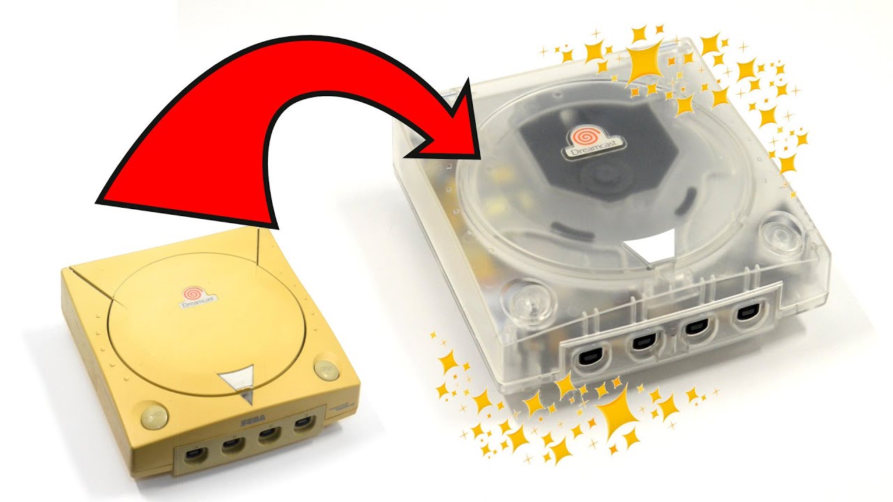 Cambiando la carcasa a una Dreamcast