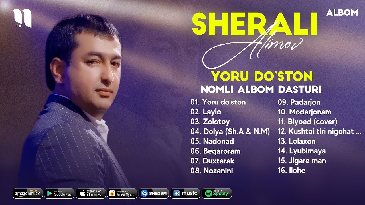 Sherali Alimov - Yoru do'ston nomli albom dasturi