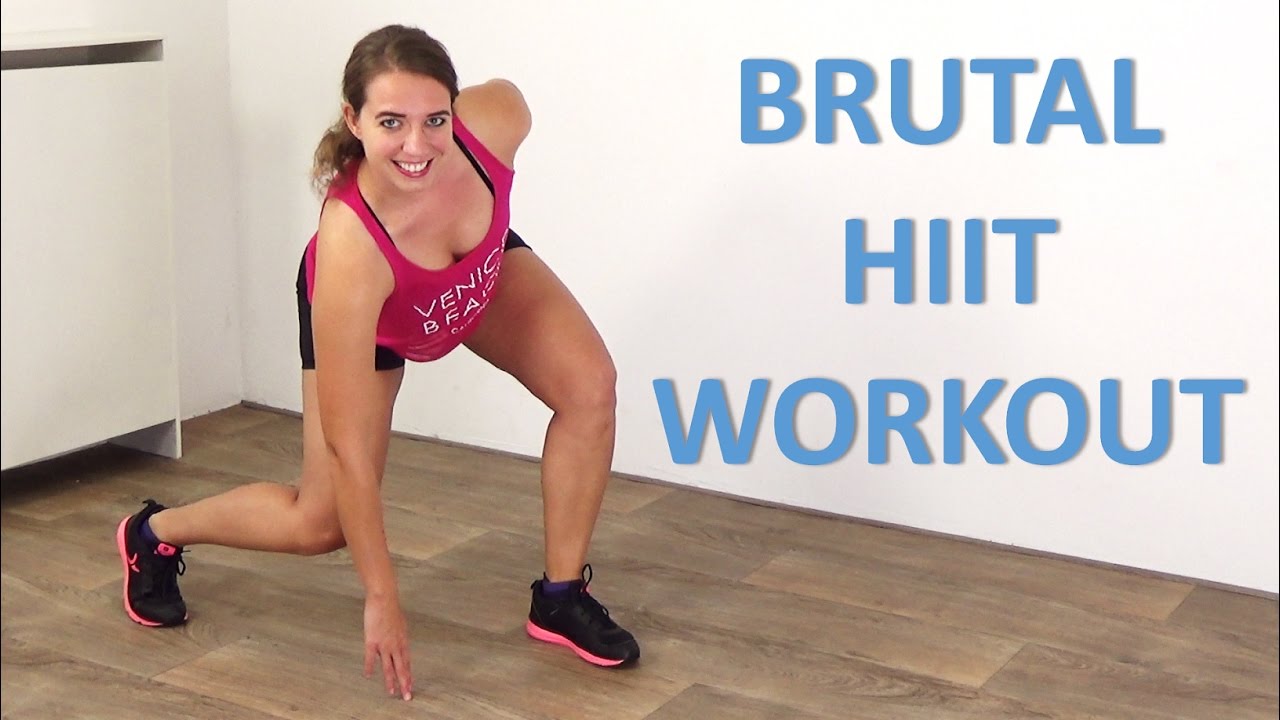 HIIT Workout at Home – 5 Minute Quick Brutal HIIT Exercises for Fat Loss – No Equipment