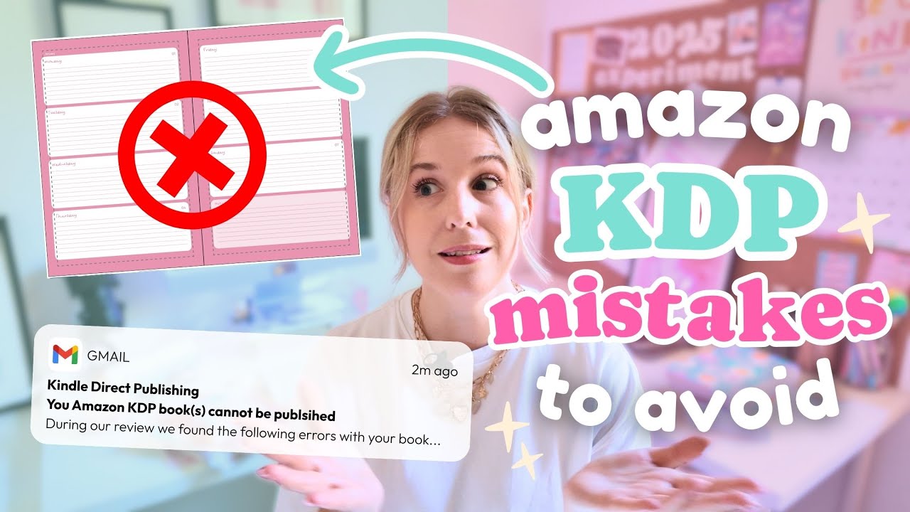 5 Mistakes Amazon KDP Beginners Make (+ how to fix them) 📚✨