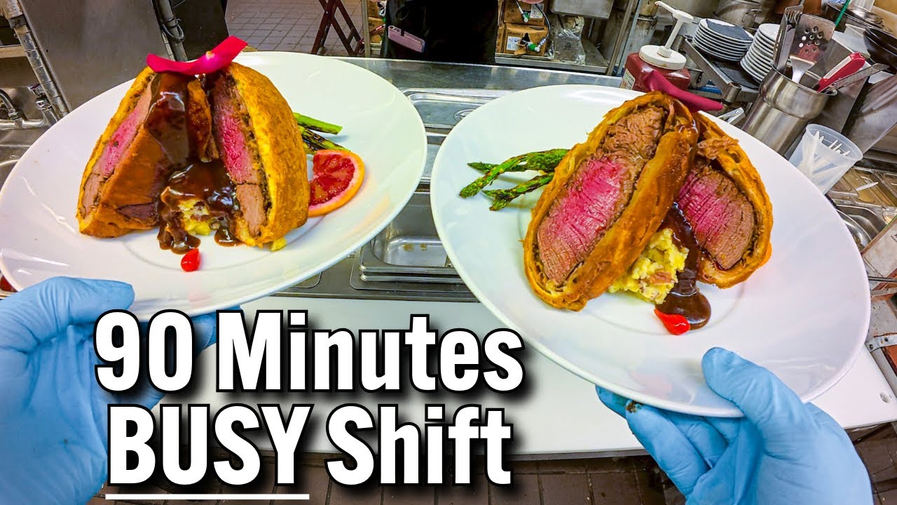 POV: Head Chef Cooking Madness at a New York Restaurant on NYE