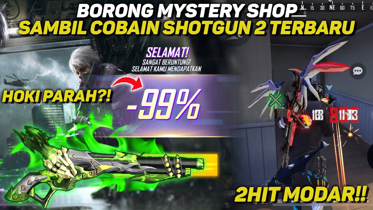 BORONG MYSTERY SHOP SAMBIL COBAIN SHOTGUN 2 TERBARU!! GILAAA 2hit LANGSUNG MODAR