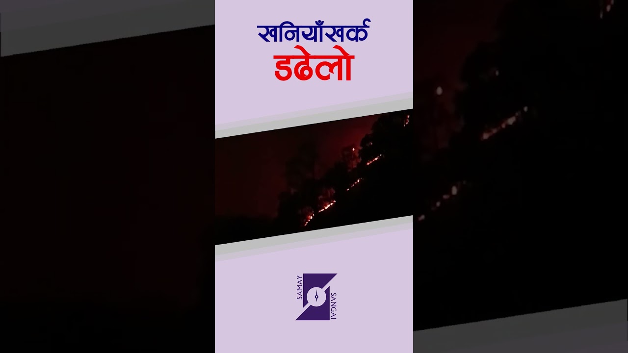 सिन्धुलीमा जङ्गलमा आगलागी | KHANIYA KHARKA JUNGLE FIRE | #shorts #viralvideo #viralshorts
