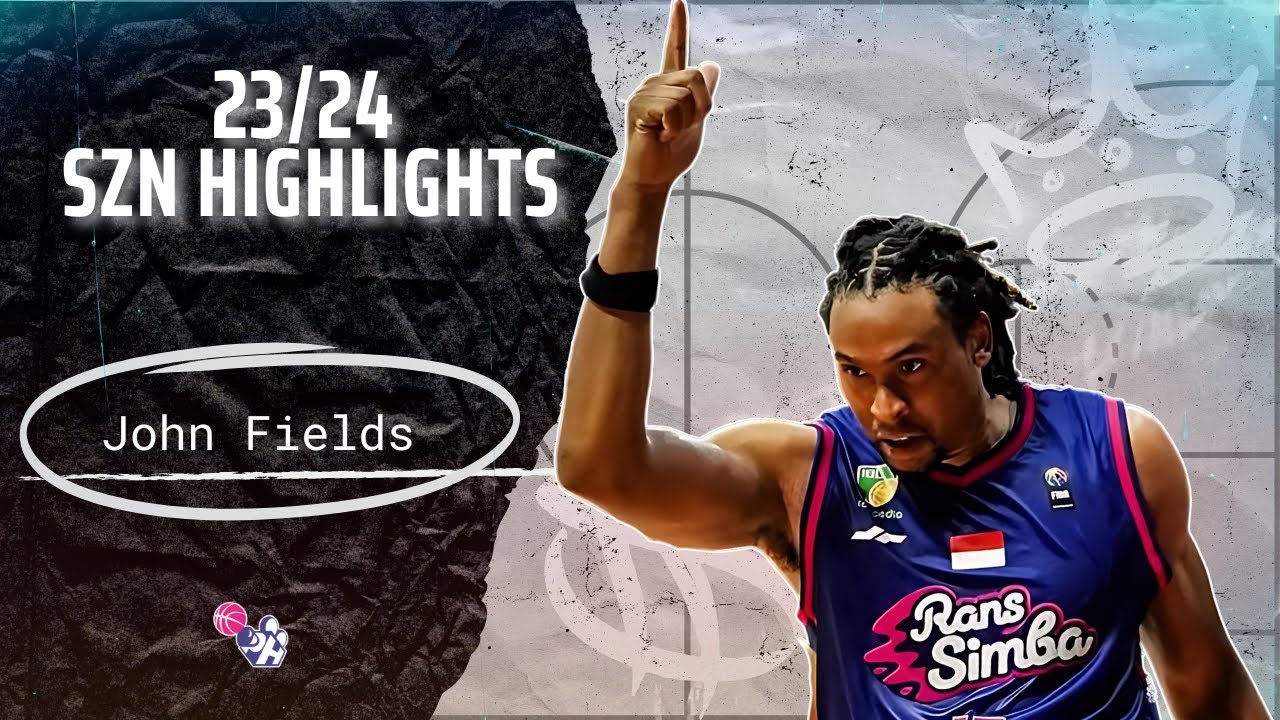 John Fields Highlights 2023/24 || Indonesia IBL || RANS Simba Bogor