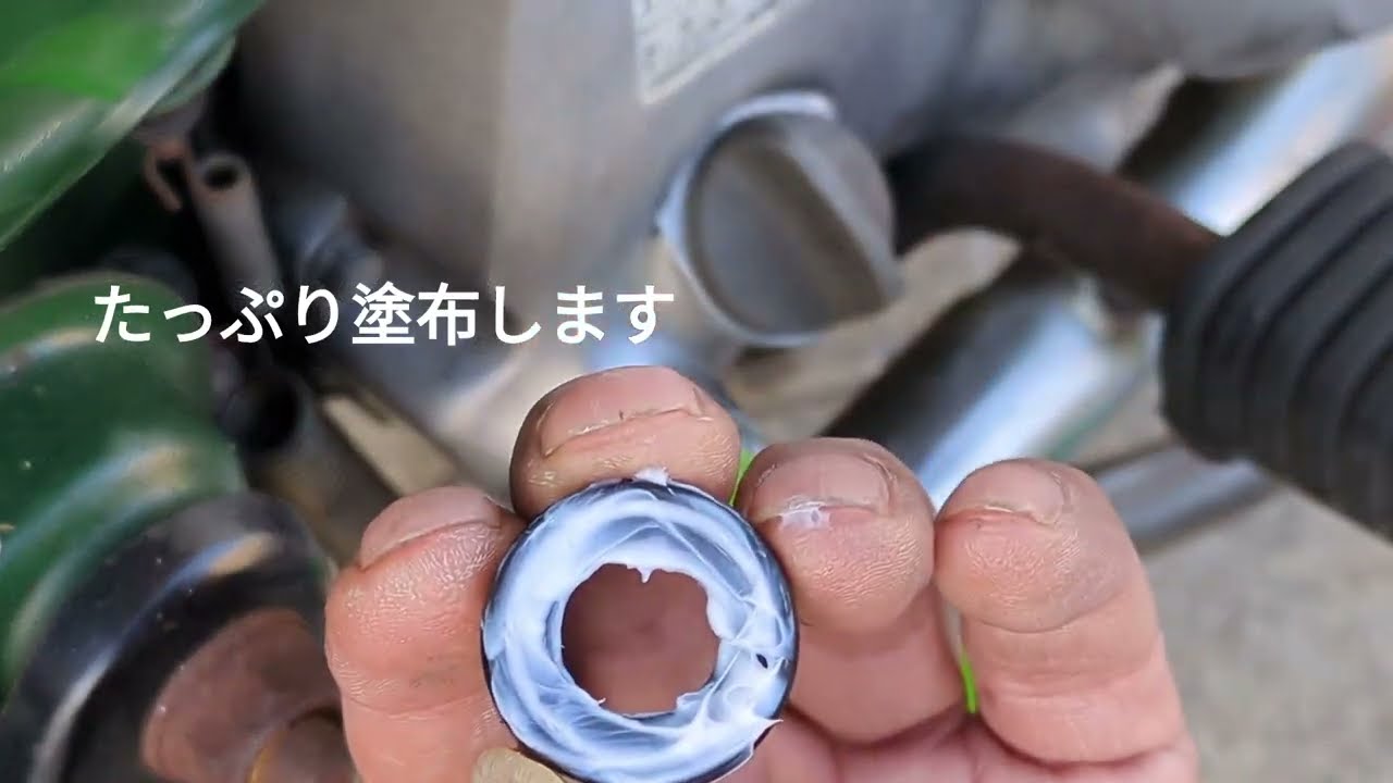 カブ　キックペダルの付け根のオイルシールの交換