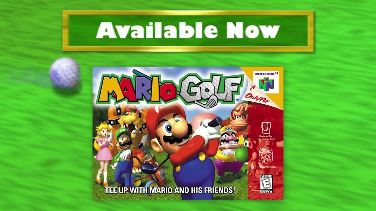 Nintendo Switch Online Expansion Pack -  Mario Golf  (Nintendo 64 Gameplay)